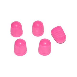 5-pack ventilhattar i plast - rosa färg - för bilventiler