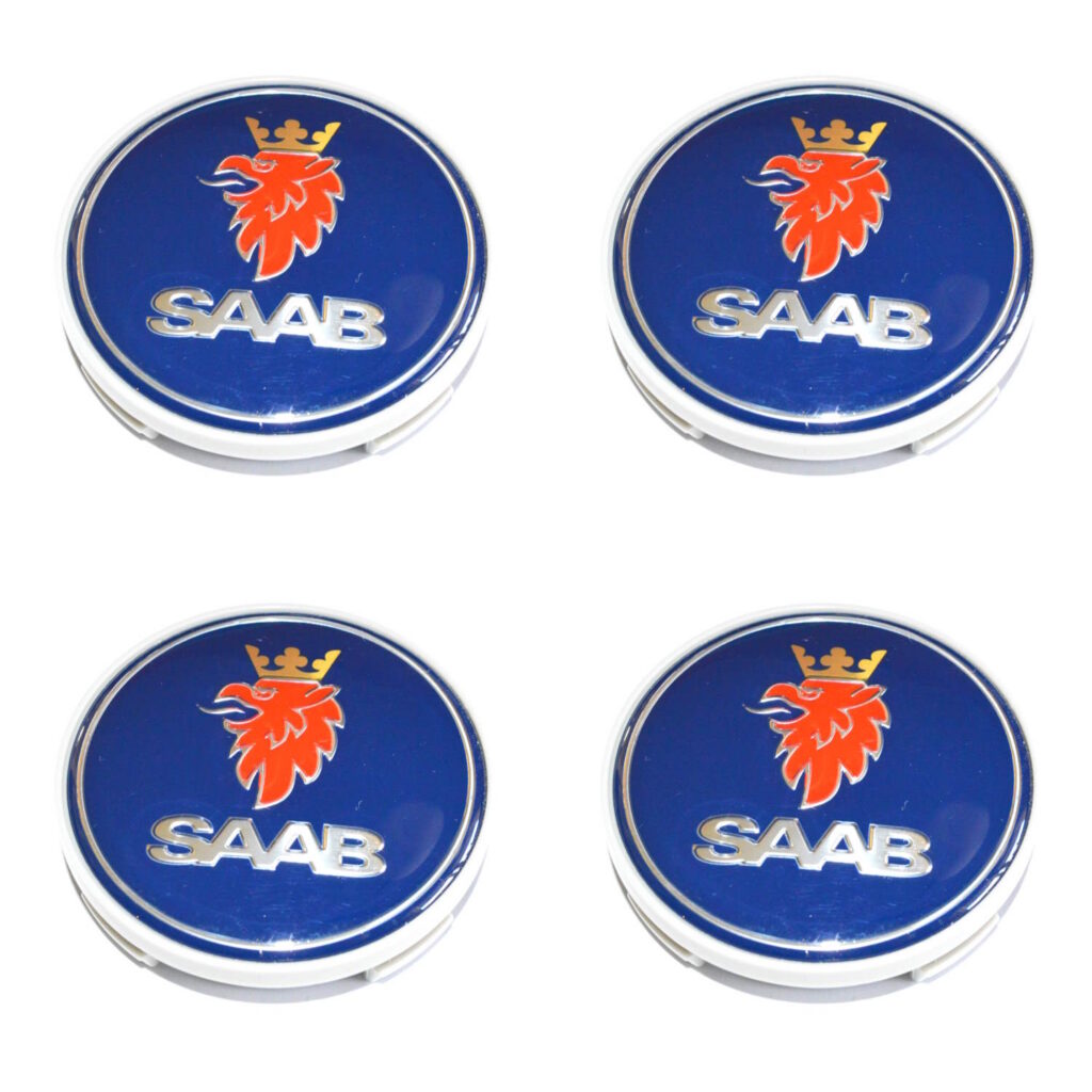 Saab Original Navkåpa 63 mm (4-pack, 12775052)