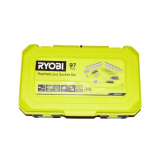 97-delars Hylsnyckelsats 1/4" och 3/8" (Ryobi)